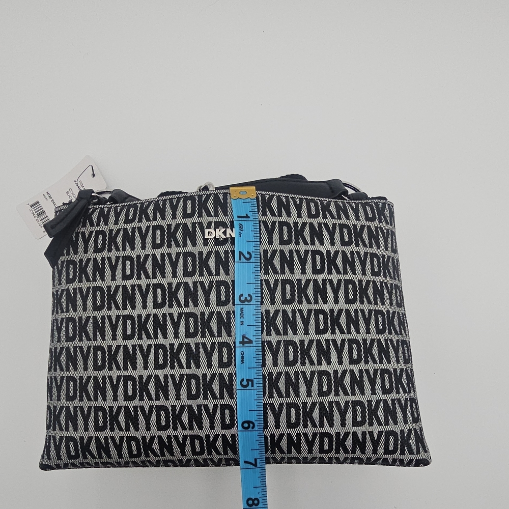 DKNY Black and Gray Logo Handbag - Picture 8 of 8